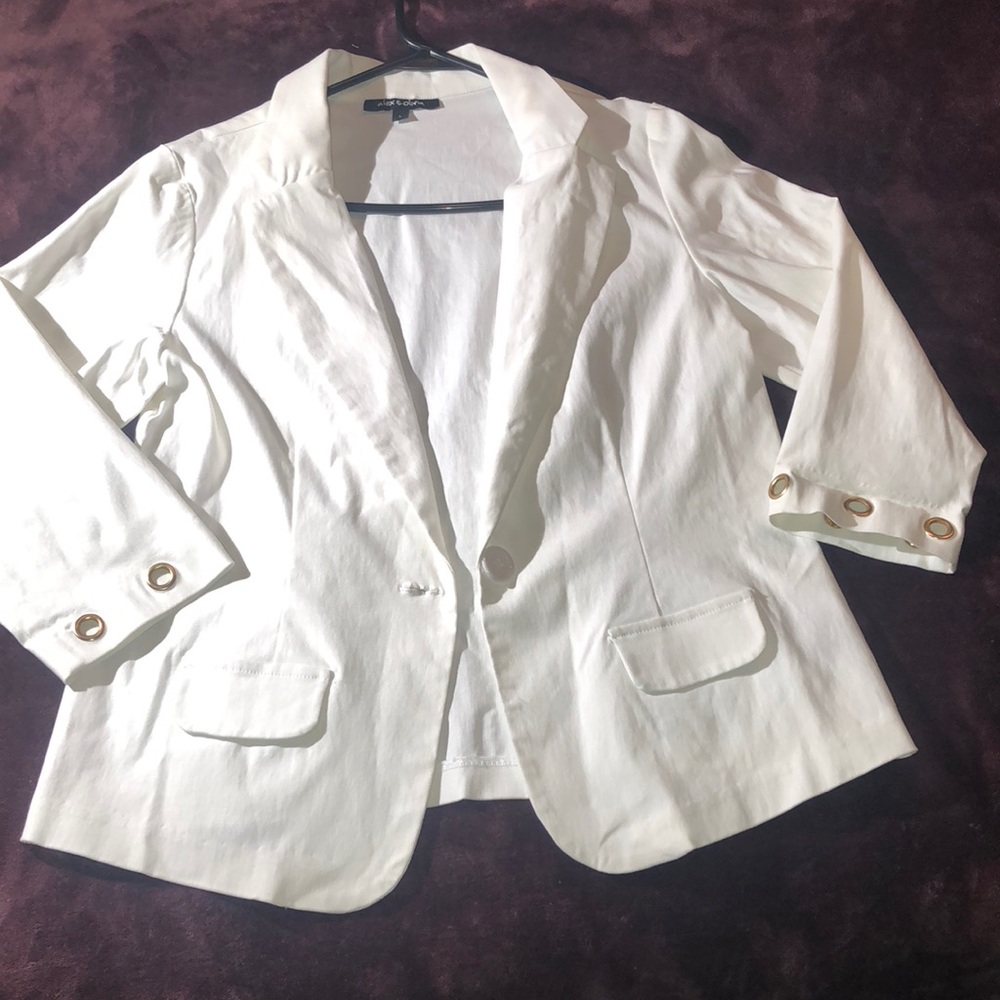 White blazer